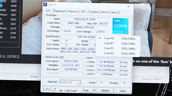 intel 12代酷睿i3,赛扬双双破5.3ghz!大神感慨n年未见