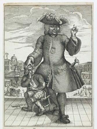 《伟大的托马斯，神乎其技的游医》（Le Grand Thomas, la perle des charlatans，约1729年）