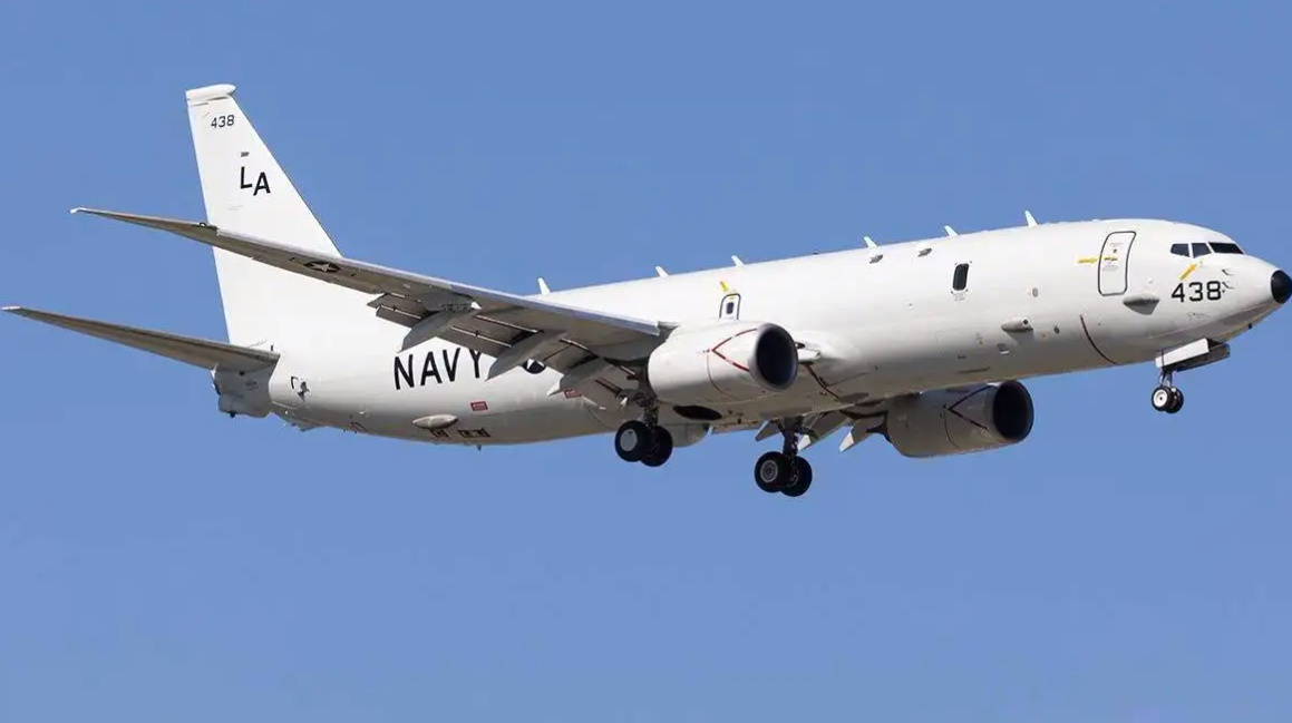 美国海军装备的P-8A反潜巡逻机。