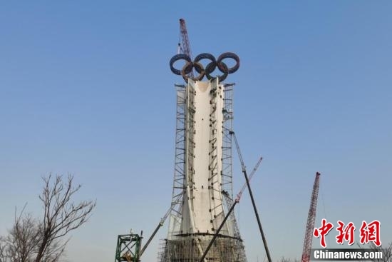 奥运五环亮相北京延庆冬奥赛区将申请永久保留性建筑