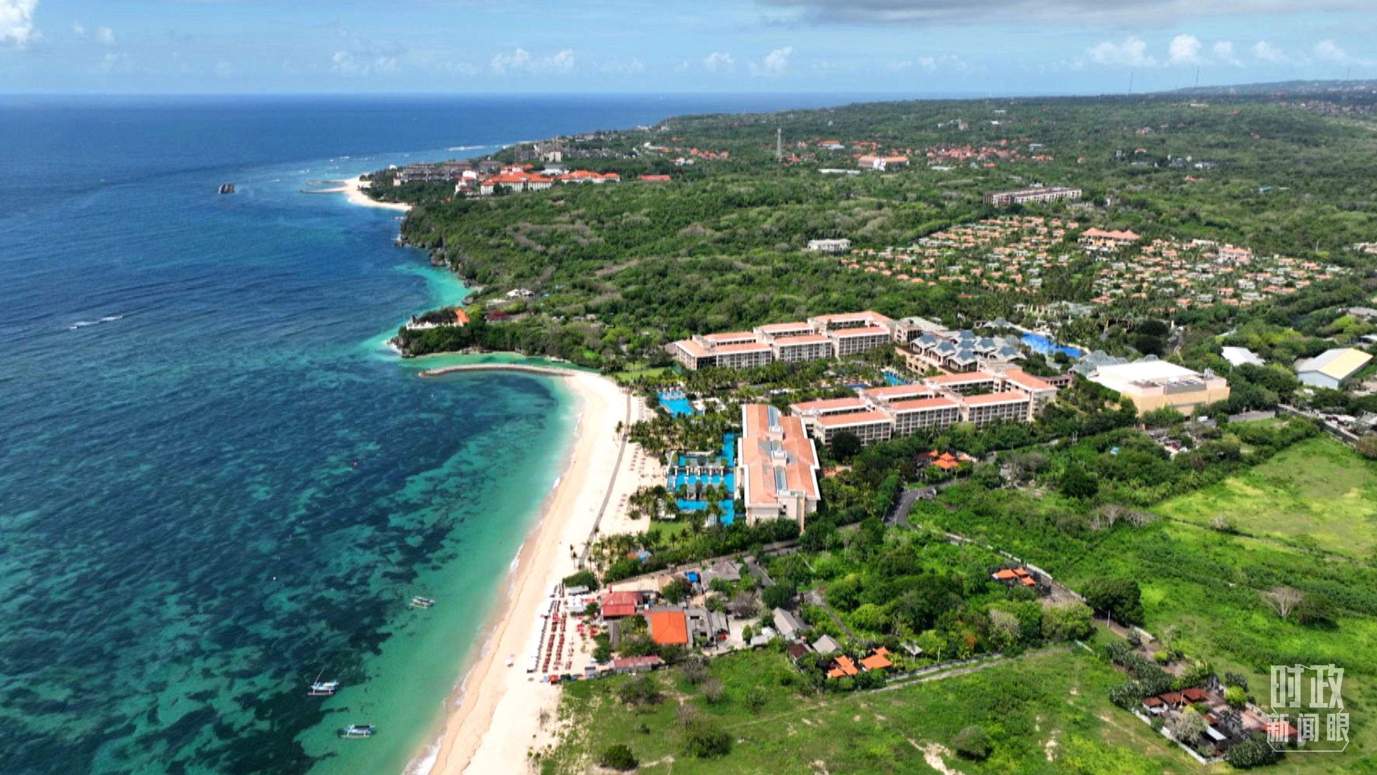 △11月15日，巴厘岛，G20峰会将在这里拉开帷幕。（总台记者黄耀祖拍摄）