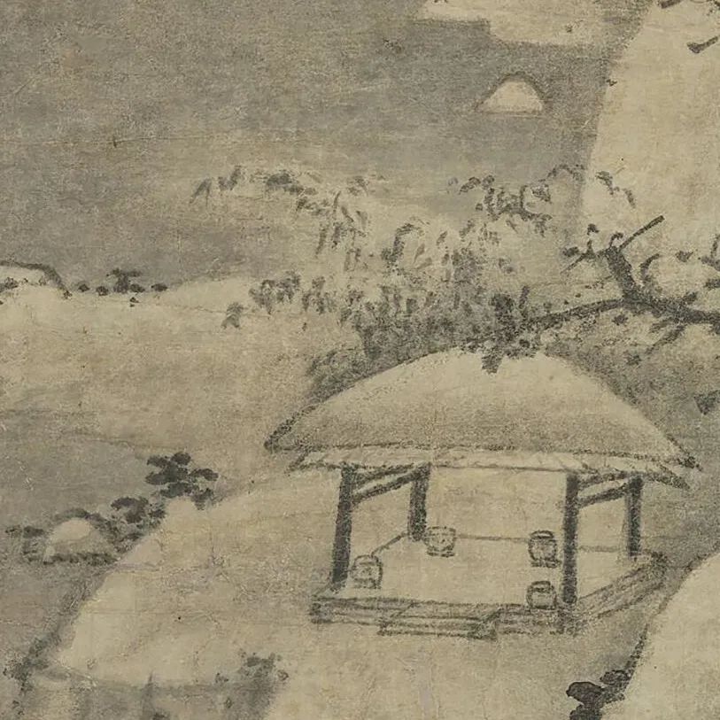 范宽雪山楼阁图 北宋 · 范宽(传)雪麓早行图 宋 · 佚名雪景山水