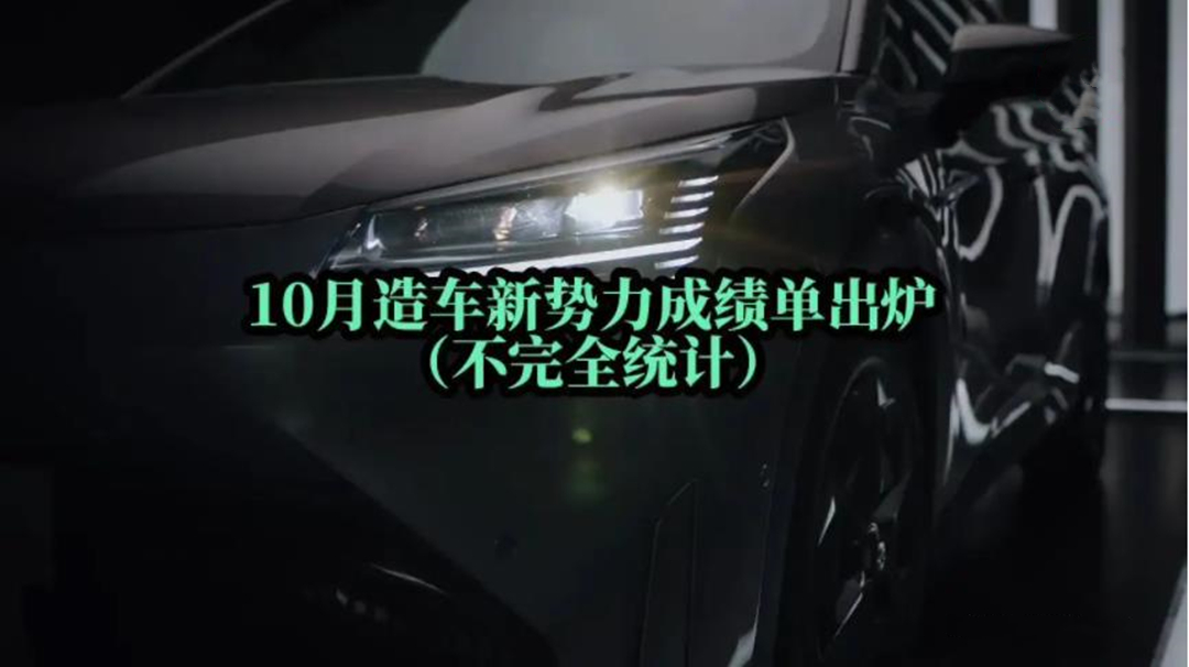 10月造车新势力销量排名,6家销量破万辆,极氪哪吒大涨小鹏暴跌_凤凰网汽车_凤凰网