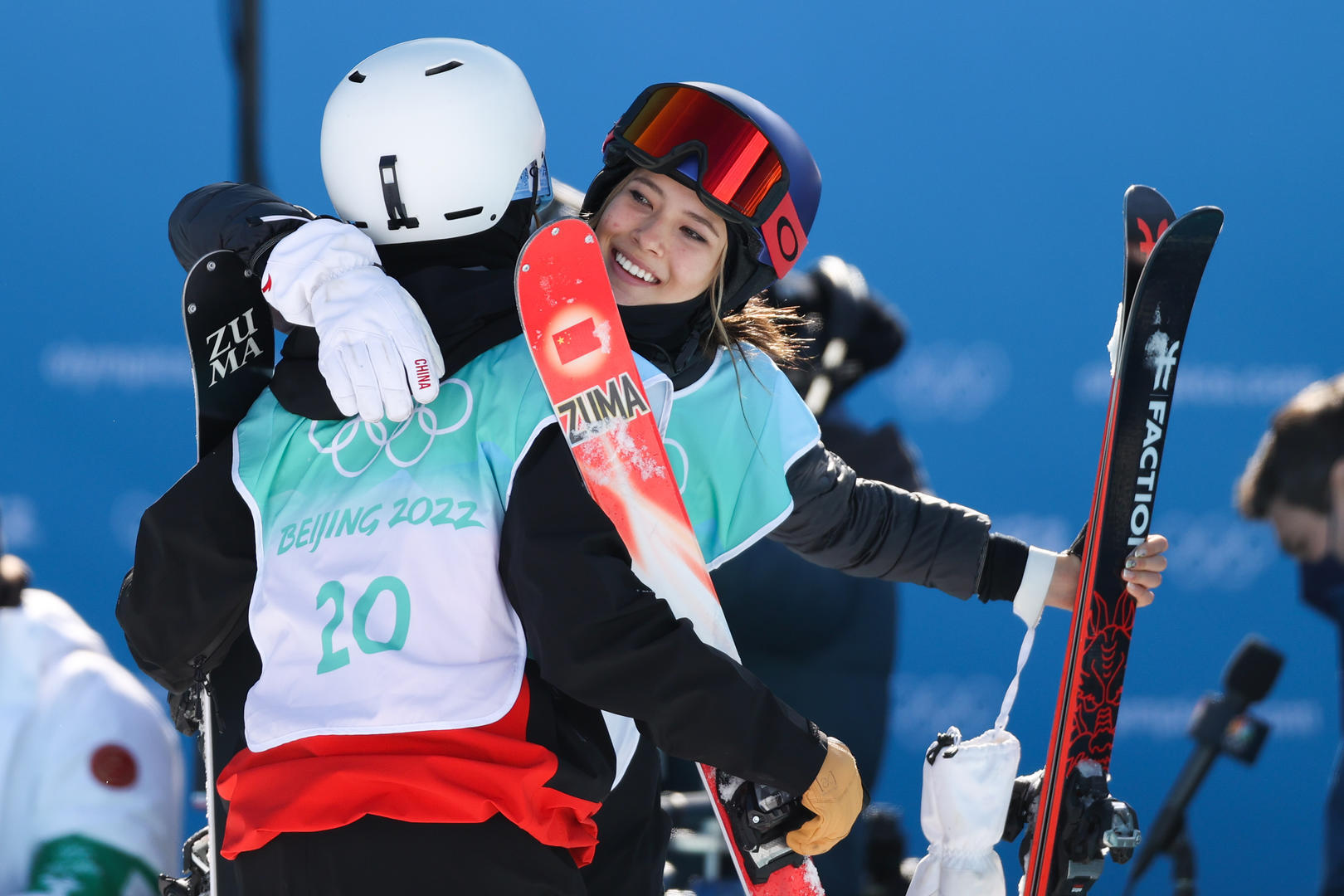 2022年2月7日,北京冬奥会自由式滑雪女子大跳台资格赛,谷爱凌,杨硕瑞