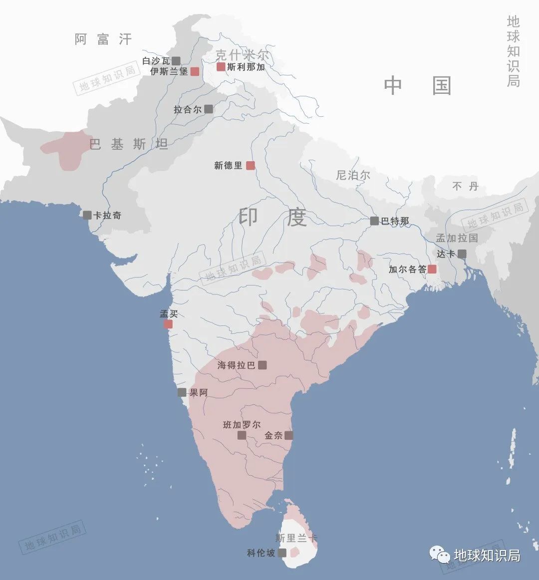 达罗毗荼人广泛分布在南亚,主要居住在印度▼开头说过的达罗毗荼人,就
