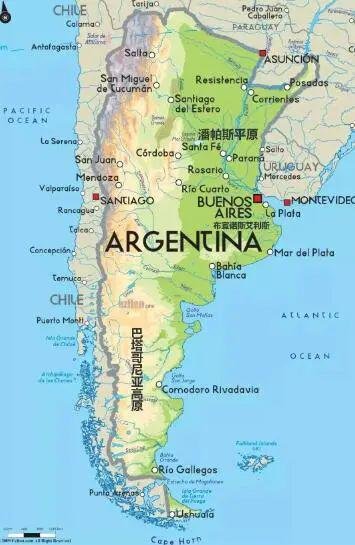 阿根廷地理（图原子网络）