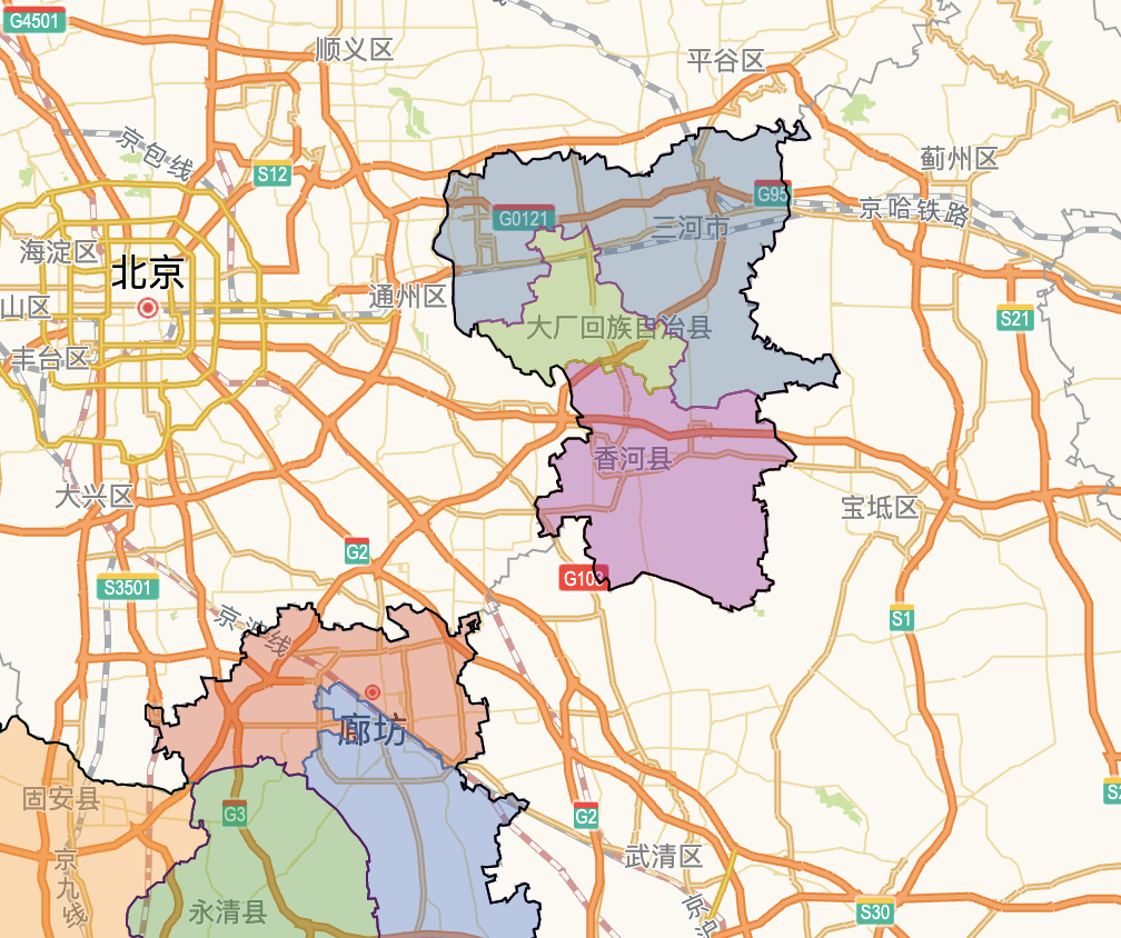 京津冀飞地北三县加快推进与北京通州一体化发展