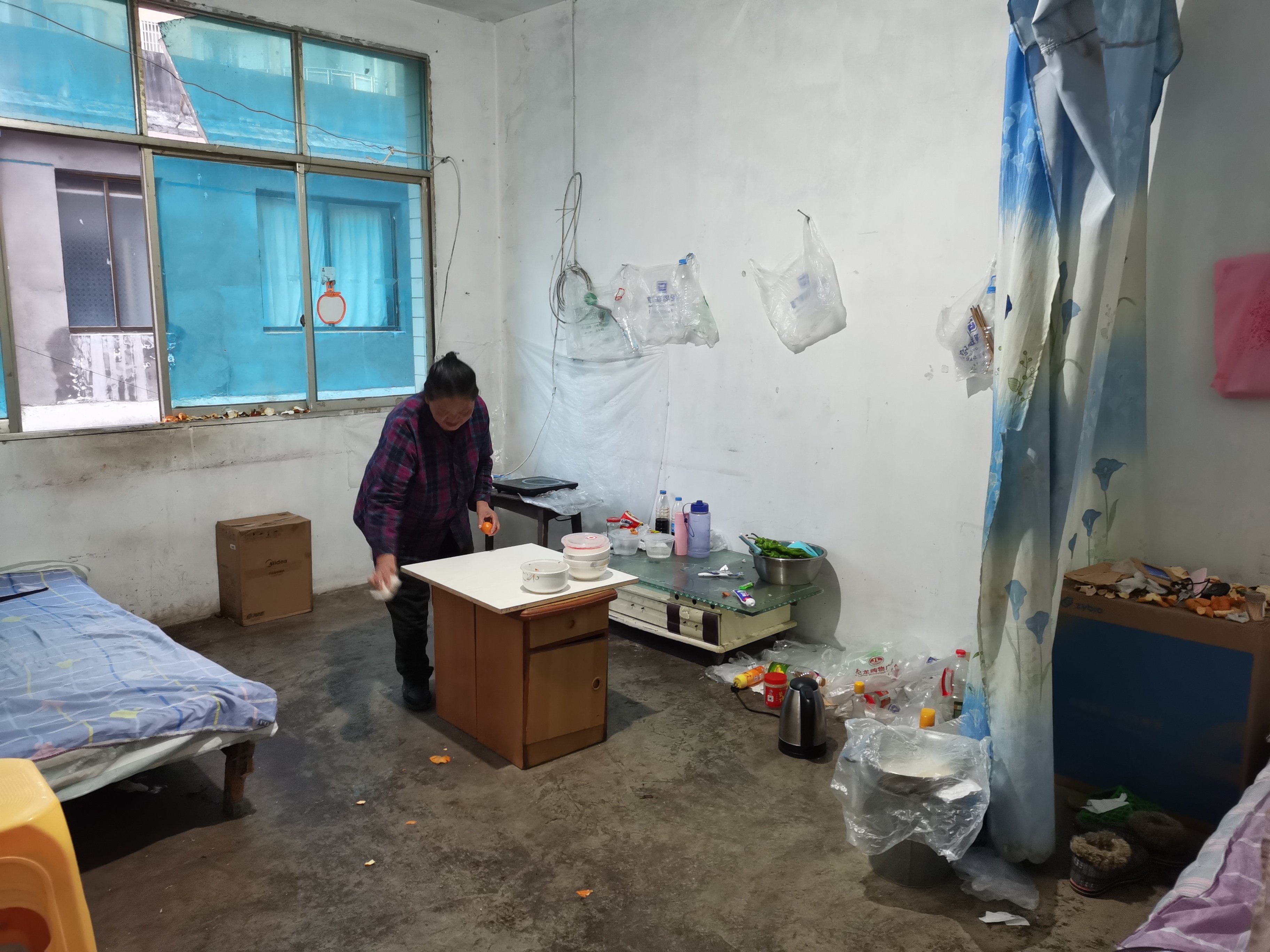 汪祥慧母子租住的地方。