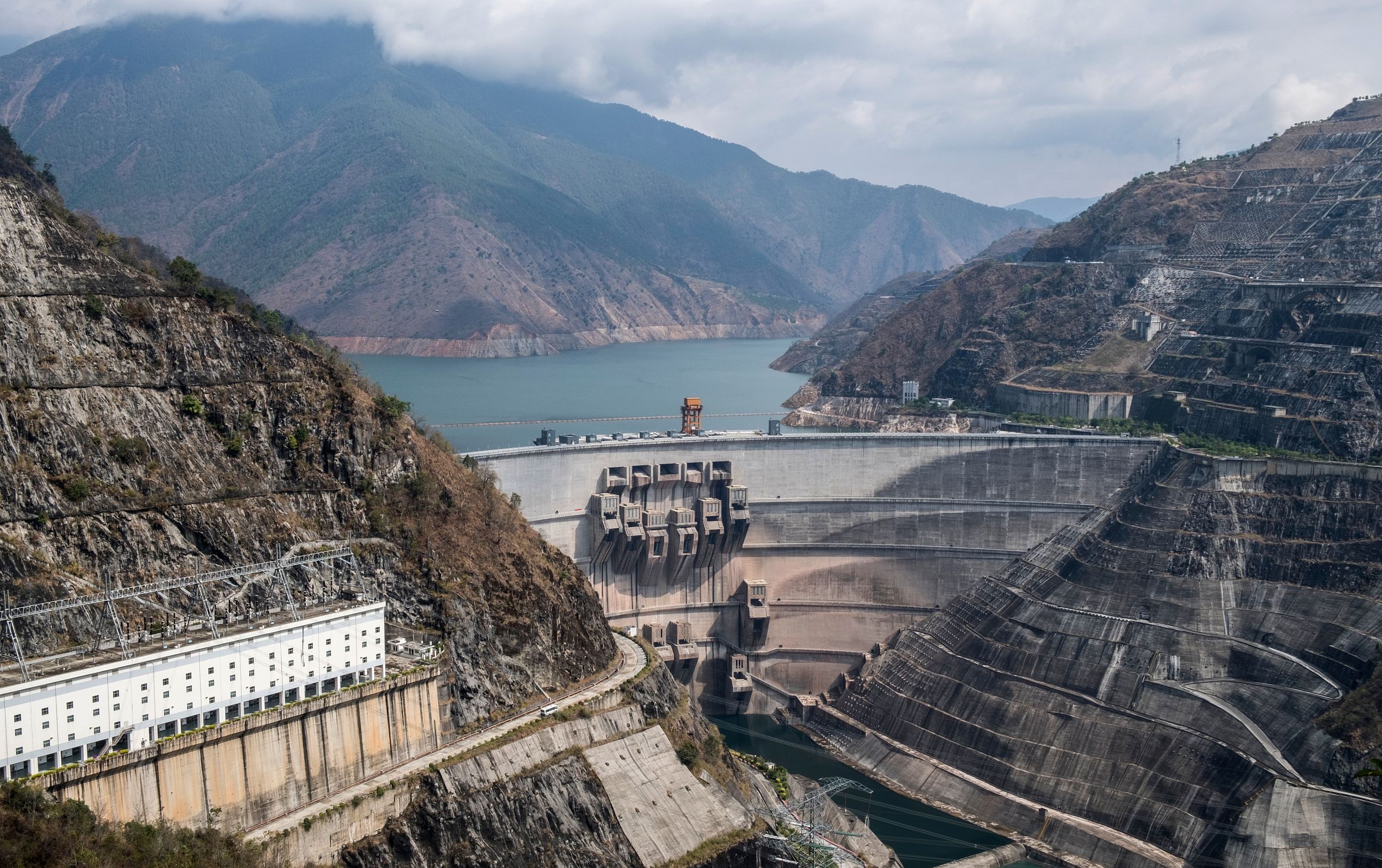 云南省大理白族自治州,澜沧江小湾水电站 图源:视觉中国