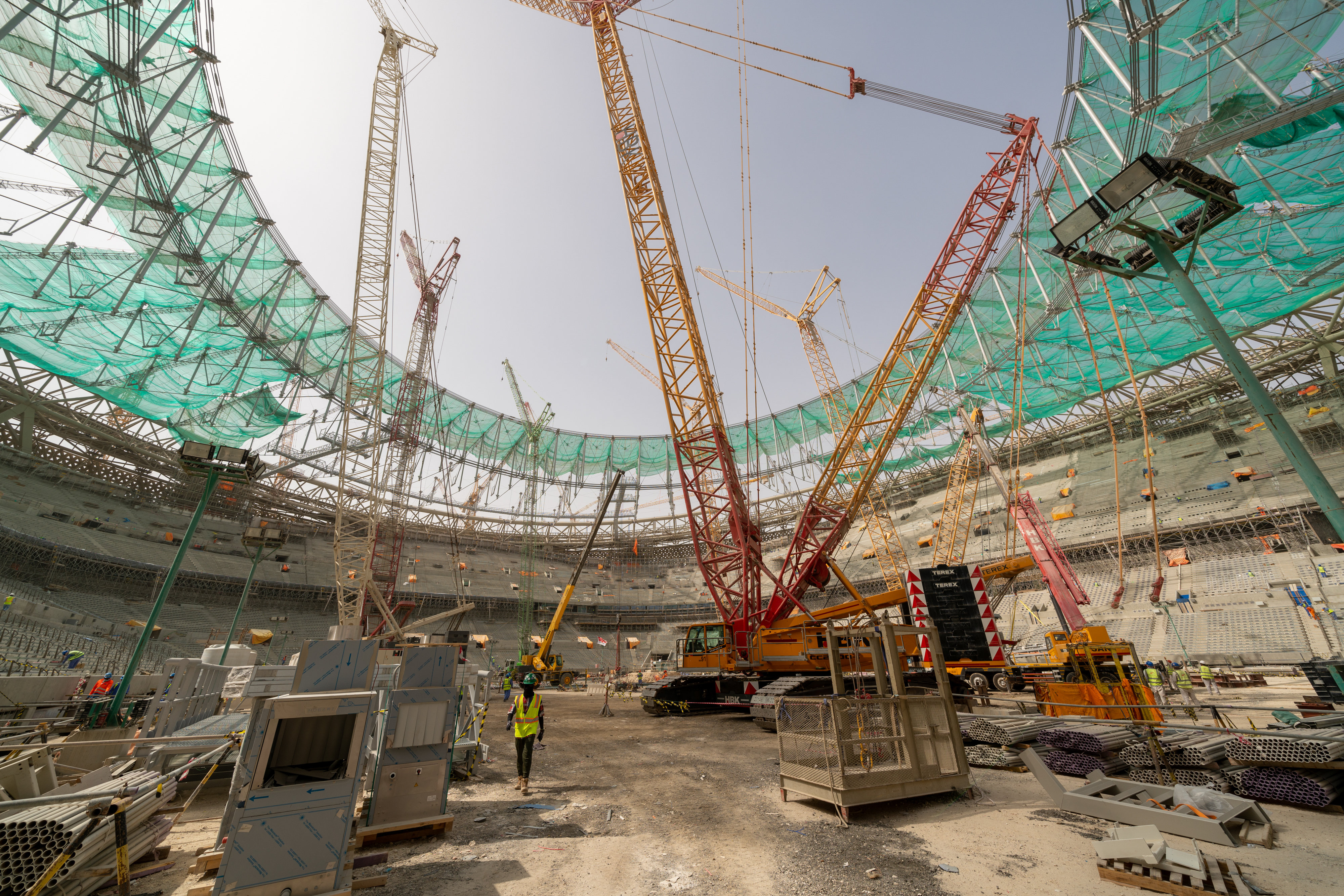 卡塔尔世界杯|“中国设计”撑起卡塔尔世界杯主体育场“钢筋铁骨”