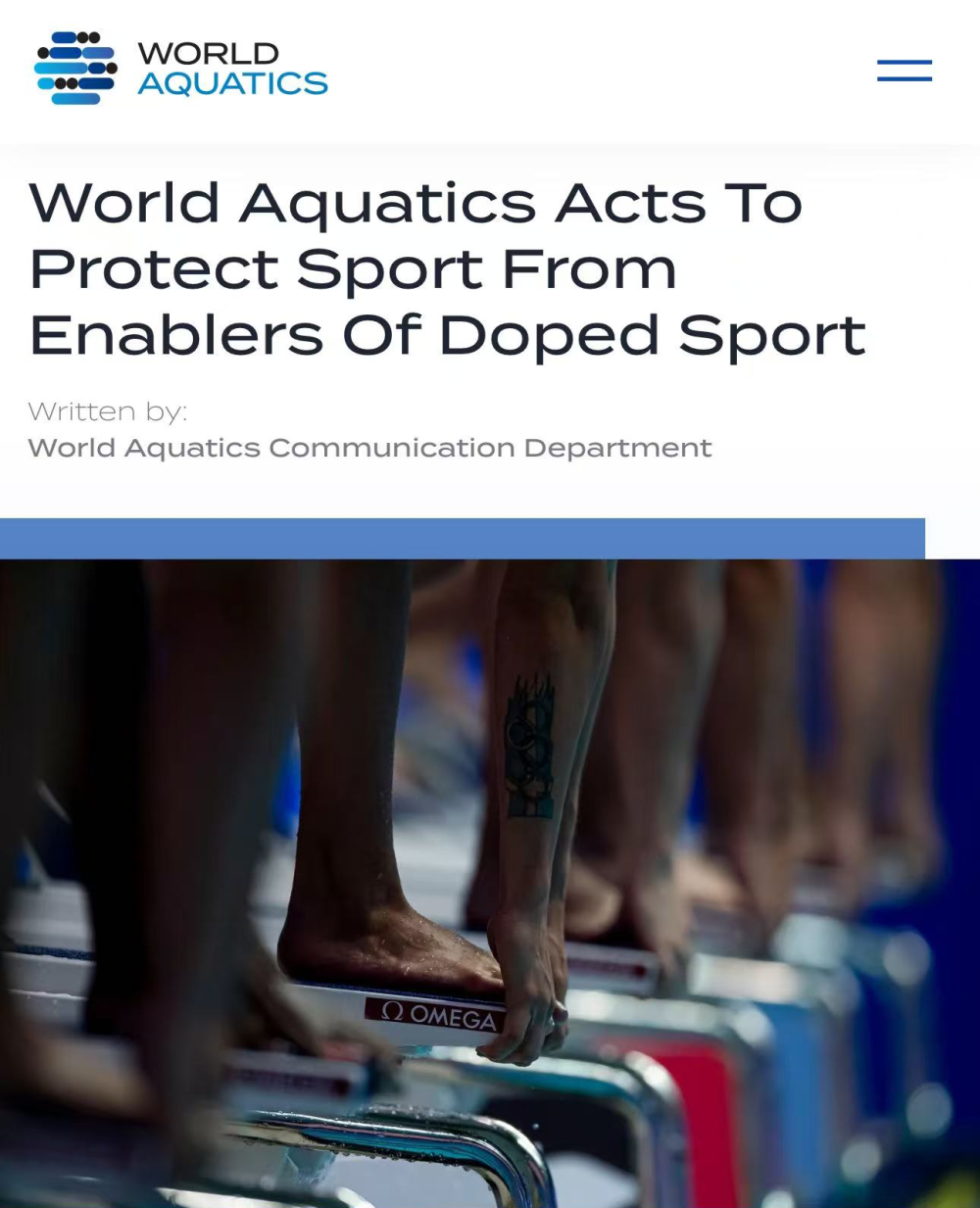 世界泳联决定出台新规定