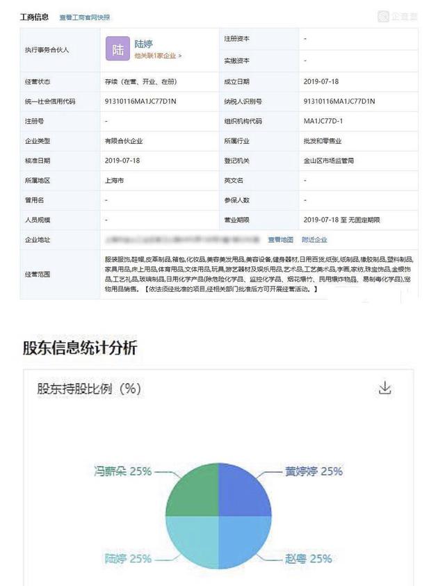SNH48黄婷婷等成员被曝合伙开公司 且该四人皆未参加27日总决选