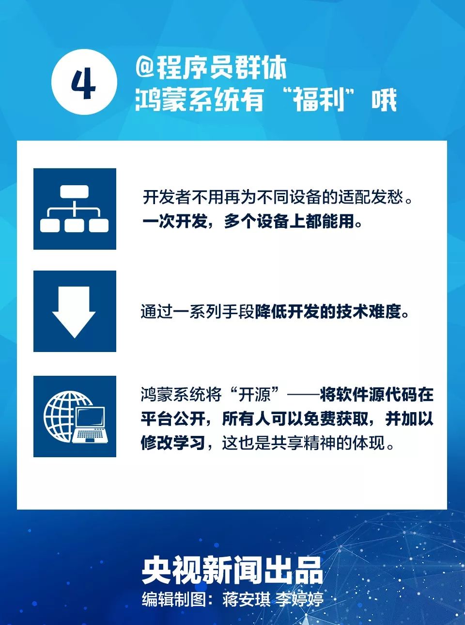 “鸿蒙”出世何以令世人侧目 央视解读这一国货强在哪儿？