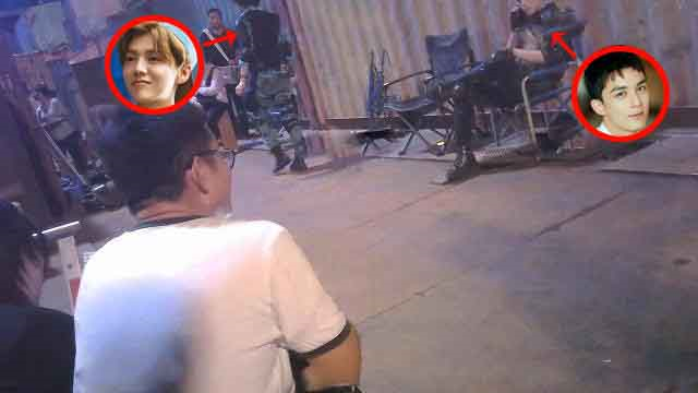 鹿晗深夜现身剧组，搭档吴磊俩人“话不投机半句多”