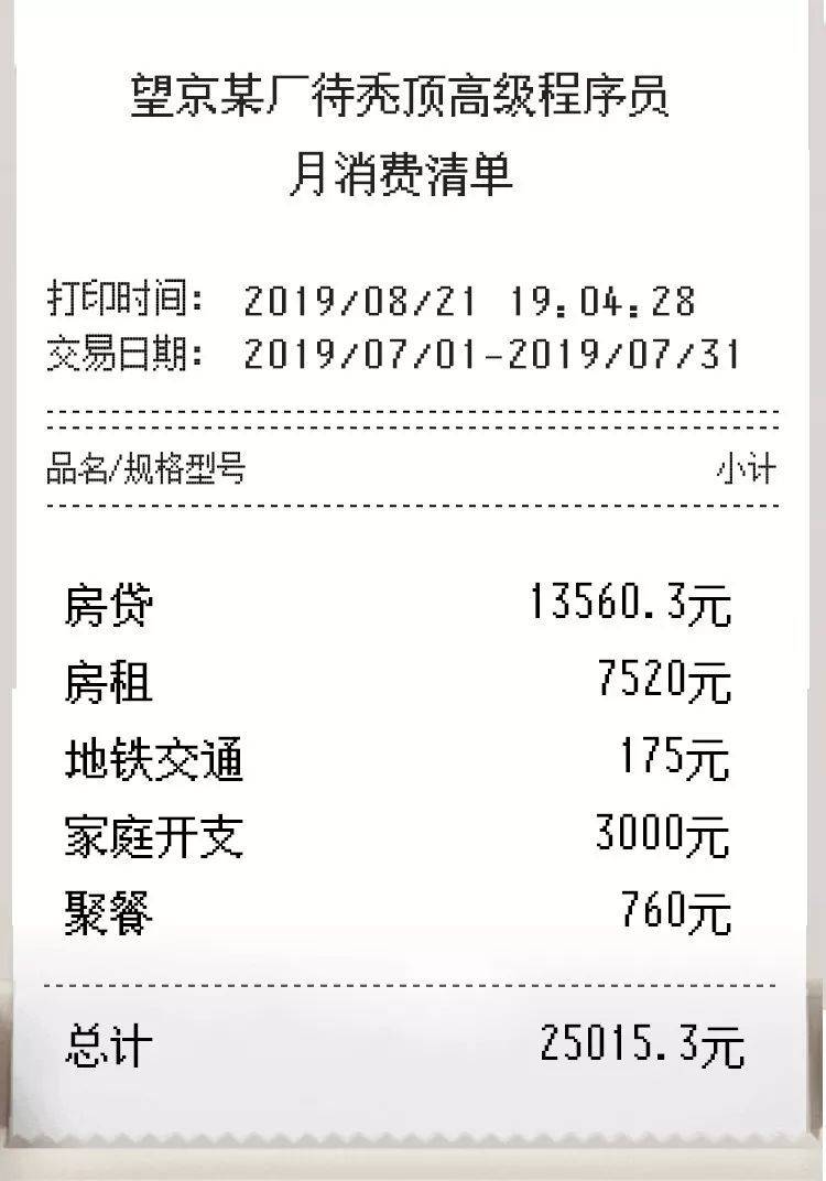 def 月入5万的程序员是怎么花钱的（）：
