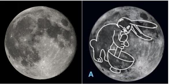 脑洞大开:古人真的在月亮上看到了"玉兔"