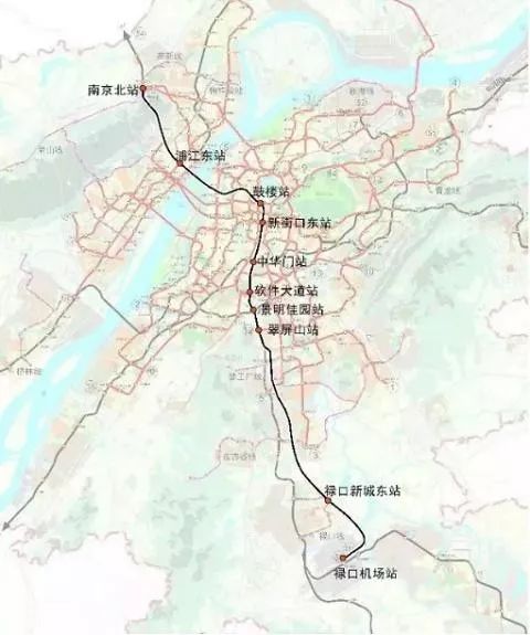 南京s1号线地铁线路,南京地铁2021高清大图 板块已有s1号线翔宇路北站,2站直达禄口机场,5站即到南京南站,出行