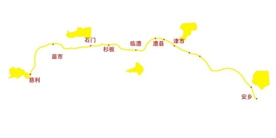 安慈高速路线图