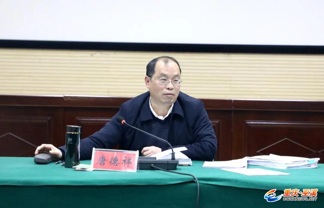 唐德祥确保十三五收好官十四五开好局