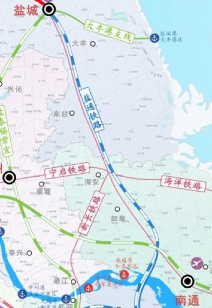 2020年江苏再开通4条高铁2条与南通有关