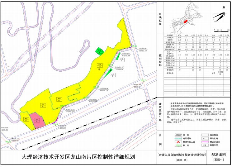 大理经开区龙山南片区15.18公顷土地最新规划出炉