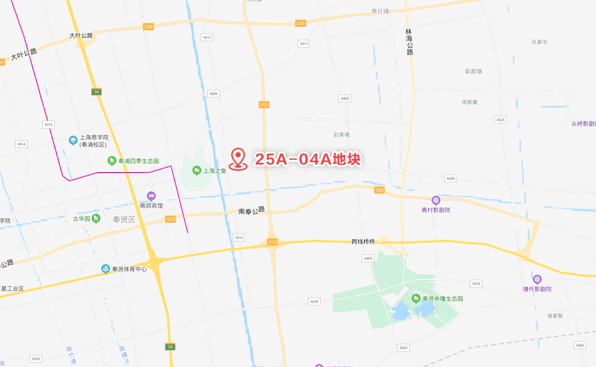 17a-06a地块地块东至金钱路,南至聚贤路,西至绿化,北至南行港,用地