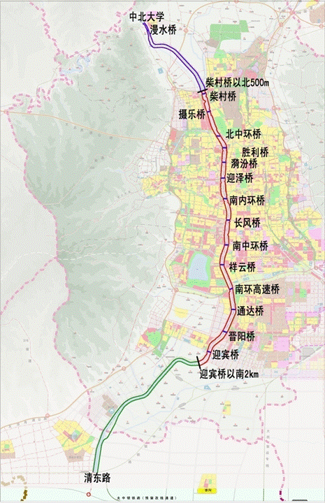 太原市将建设滨河自行车专用道 规划研究范围北起中北大学,南至清徐县