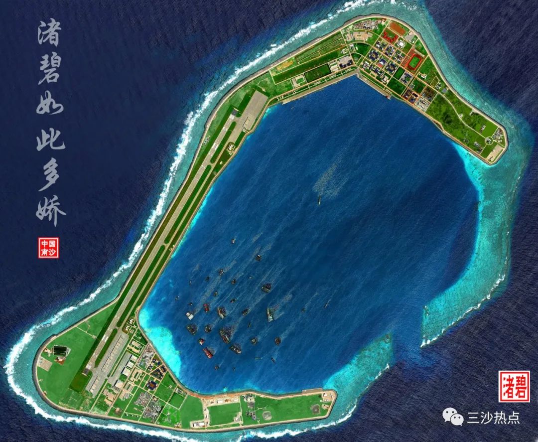渚碧礁最新卫星图片曝光 滨海城市初具雏形