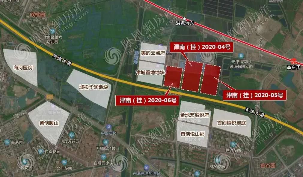 6月50万方宅地待拍  去年大火的 津南辛庄板块,吸收了一波国家会展