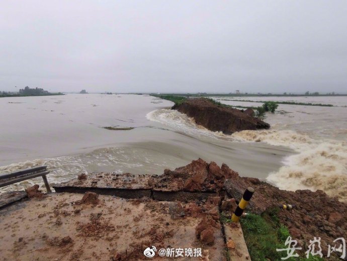 强降雨造成安徽399.2万人受灾 直接损失152.7亿元