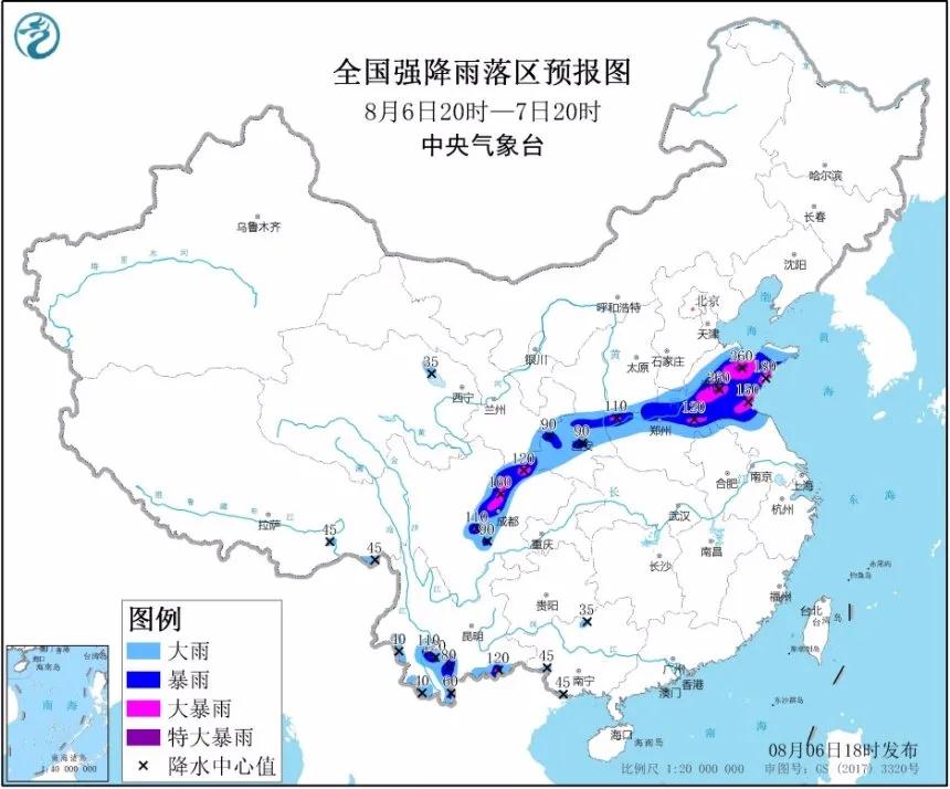 暴雨 山洪 山东 潍坊 灾害 特大暴雨 淄博 济南 黄色预警 临沂|山洪预警+暴雨橙色+雷电黄色！山东12市迎暴雨天气