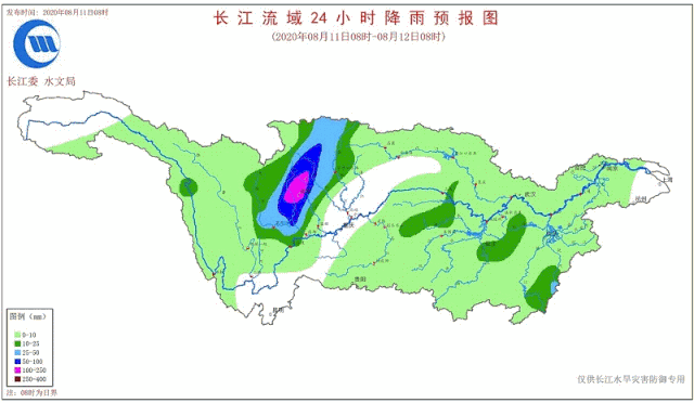 嘉岷流域及汉江上游有强降雨过程,岷沱江,嘉陵江干流,涪江,汉江石泉