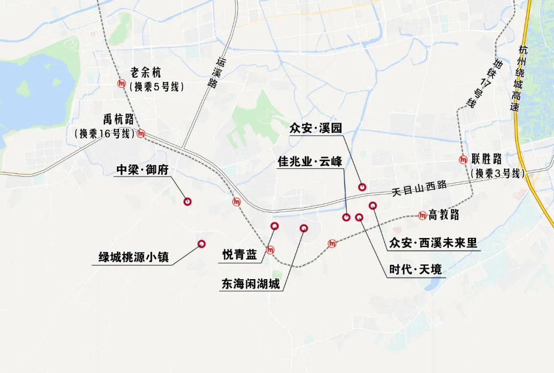 四期猜想之17号线:始于云城 终结闲林"万年坑—凤凰网房产杭州