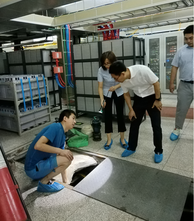 机房 枢纽 保定 中国电信 积水 雨水 保定公司 园区|中国电信保定分公司严守机房安全,保障通信畅通