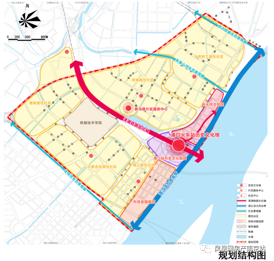 浦口火车站片区规划方案公示