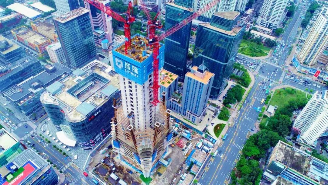 城脉金融中心大厦建设实景