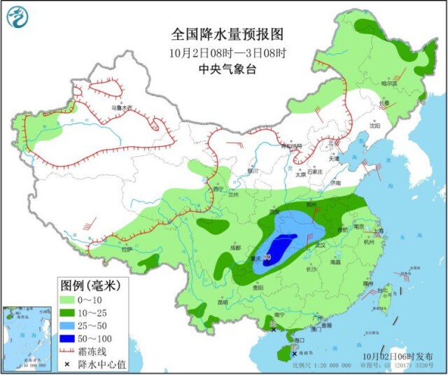 江汉 内蒙古 暴雨 冷空气 江南 广西 黄淮 地区 西南地区 东北地区|冷空气来袭 湖南西北部等地将有中到大雨