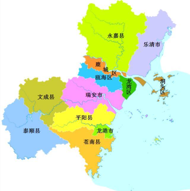 温州12区县人口一览瑞安乐清超140万
