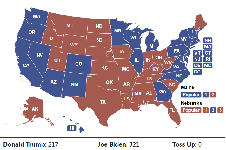 终战分析：摇摆州拜登全拿？特朗普闹事没用？