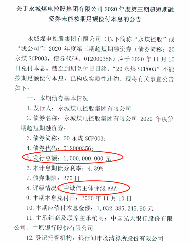 千亿国企爆雷：账上400多亿 结果10亿都还不起