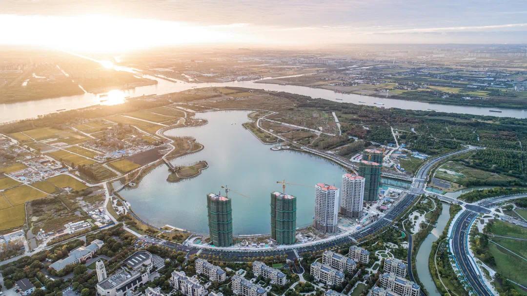 规划中的兰香湖全景