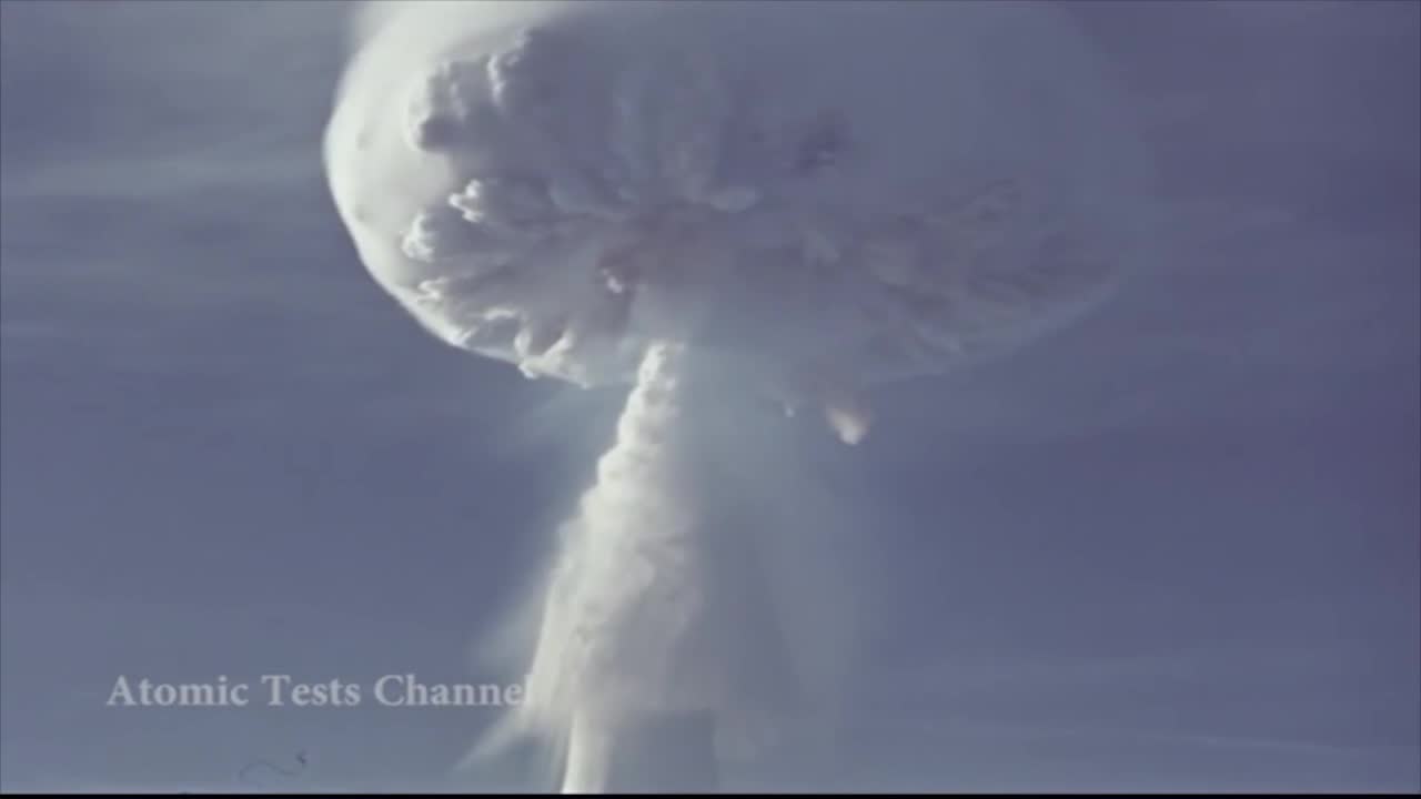 氢弹爆炸蘑菇云有多高?还原英国1958年氢弹试验