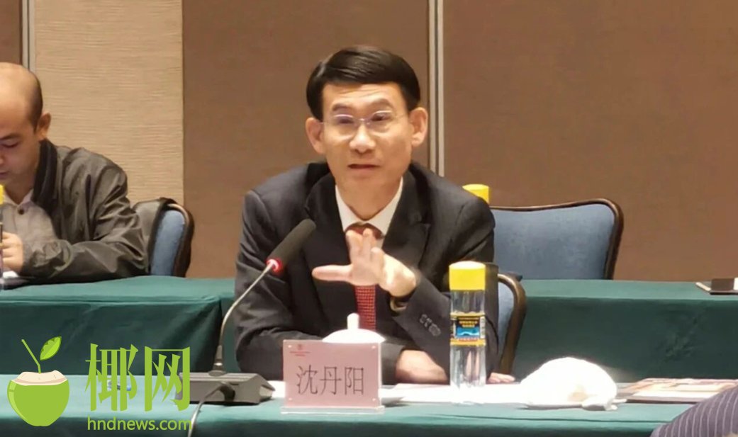 海南省副省长沈丹阳会见胡润百富董事长胡润一行