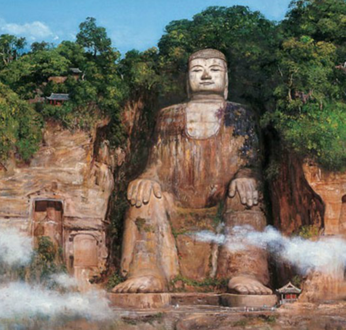 从乐山大佛的雄伟:看佛教在中国的辉煌,以及精湛的石刻技术