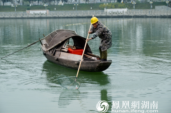 常德柳叶湖旅游度假区中心景区管理处加大巡湖力度