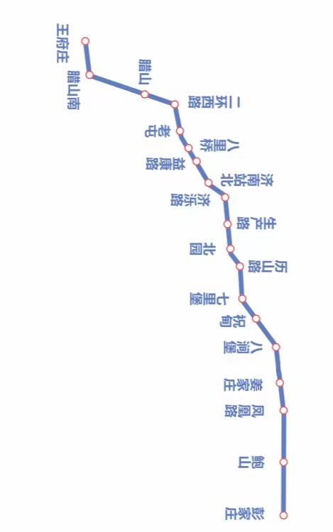 济南地铁2号线19个站名正式公布预计明年3月运营