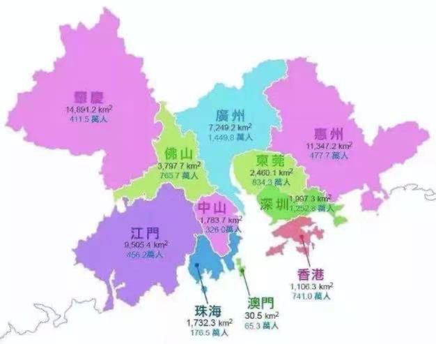 "9市 2区",两个一线城市,两个经济特区,两个特别行政区,这种阵容真的