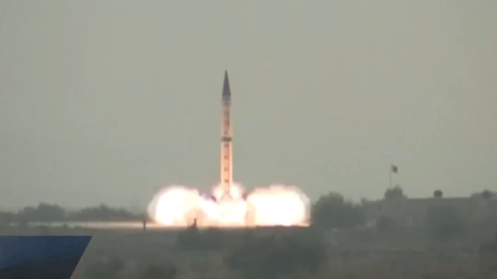 巴基斯坦成功试射一枚沙欣3弹道导弹射程达2750公里