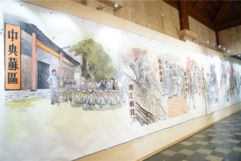 献礼建党百年 书画家李福顺创作180米书画长卷《党啊!