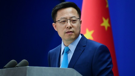 不一样的蓝厅现场赵立坚笑道很高兴有人站着提问